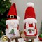 2 Pack Christmas Gnomes Decorations, Christmas Gnomes Plush Handmade Christmas Decor Gnome Gifts with Wooden Signs for Tiered Tray Table Hodiday Party Decor Christmas Elf Santa Ornaments Farmhouse